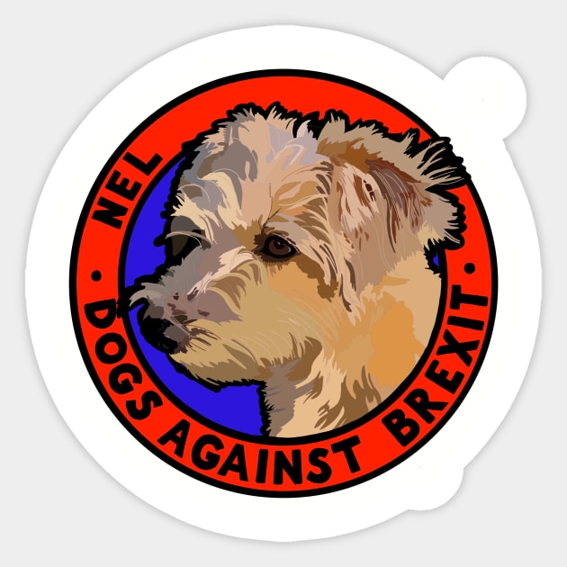 DOGS AGAINST BREXIT - NEL Sticker by SignsOfResistance